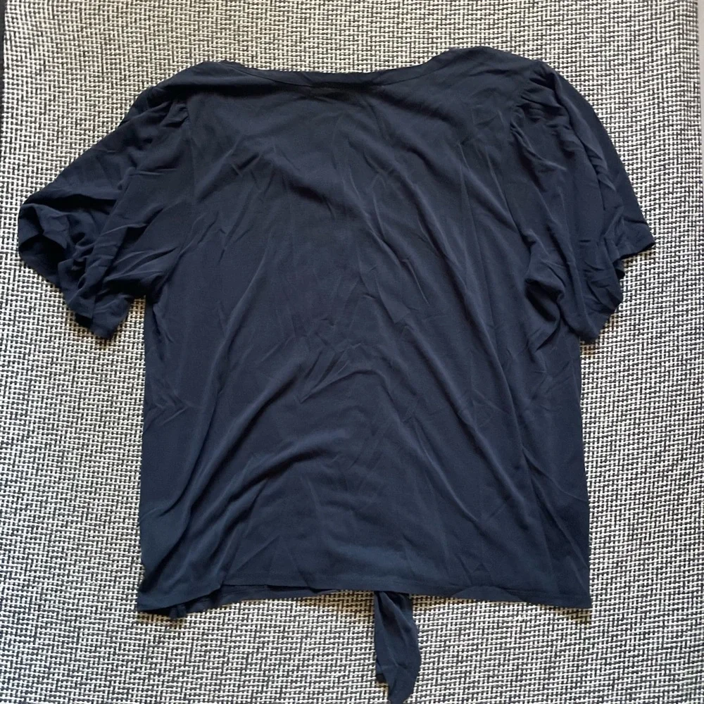 Lucky Brand Black Button-Down Shirt